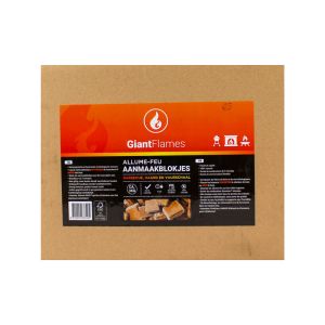 Giant Flames aanmaakblokjes 3 kg Vooraanzicht