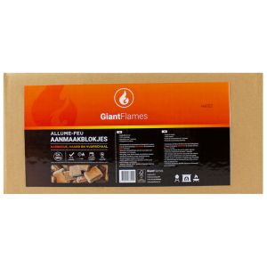 Giant Flames aanmaakblokjes 5 kg Vooraanzicht