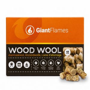 Giant Flames aanmaakwol doos 48 stuks