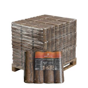 Giant Flames houtbriketten 190 zakken x 4,8kg (912kg)  - Hele pallet houtbriketten