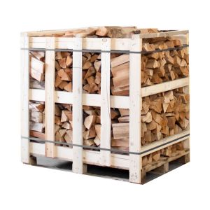 Halve pallet ovengedroogd beuken haardhout zonder schors 25cm