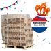 2 hele pallets houtbriketten naar keuze + gratis Koningsdagpakket t.w.v. €61,50