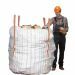 Big bag ovengedroogd gekloofd essen haardhout 25cm Vooraanzicht