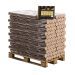 Ronde beuk briketten pallet 96 pakken x 10kg (960kg)