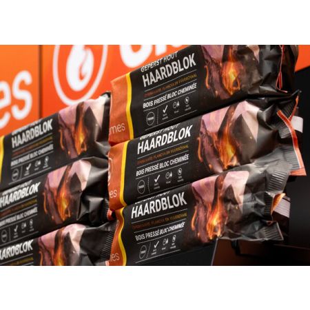 Giant Flames FSC haardblok | Gemakkelijk aan te steken