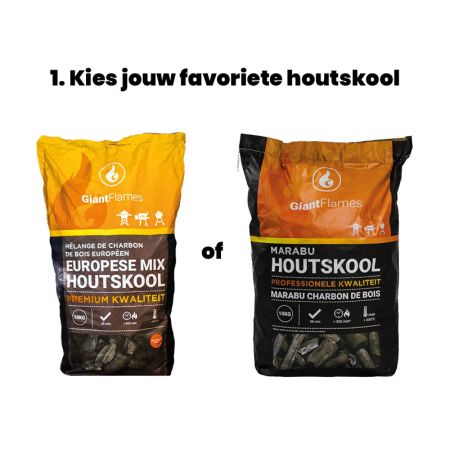 BBQ Master Bundel Kies houtskool