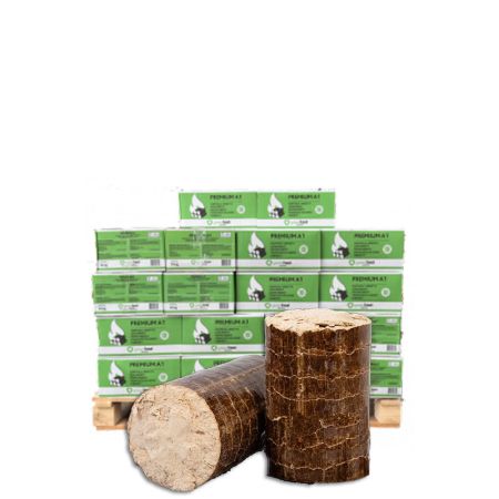 Maxi briketten halve pallet 48 dozen x 10kg (460kg) main product photo