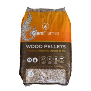 Giant Flames houtpellets zak 15kg